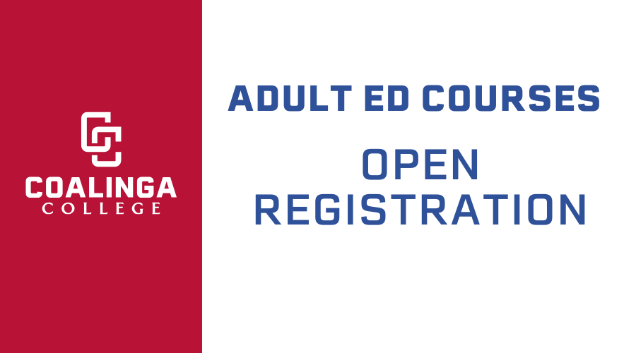 Adult Ed Courses - Registration Workshop | Taller de inscripción para cursos de educación para adultos