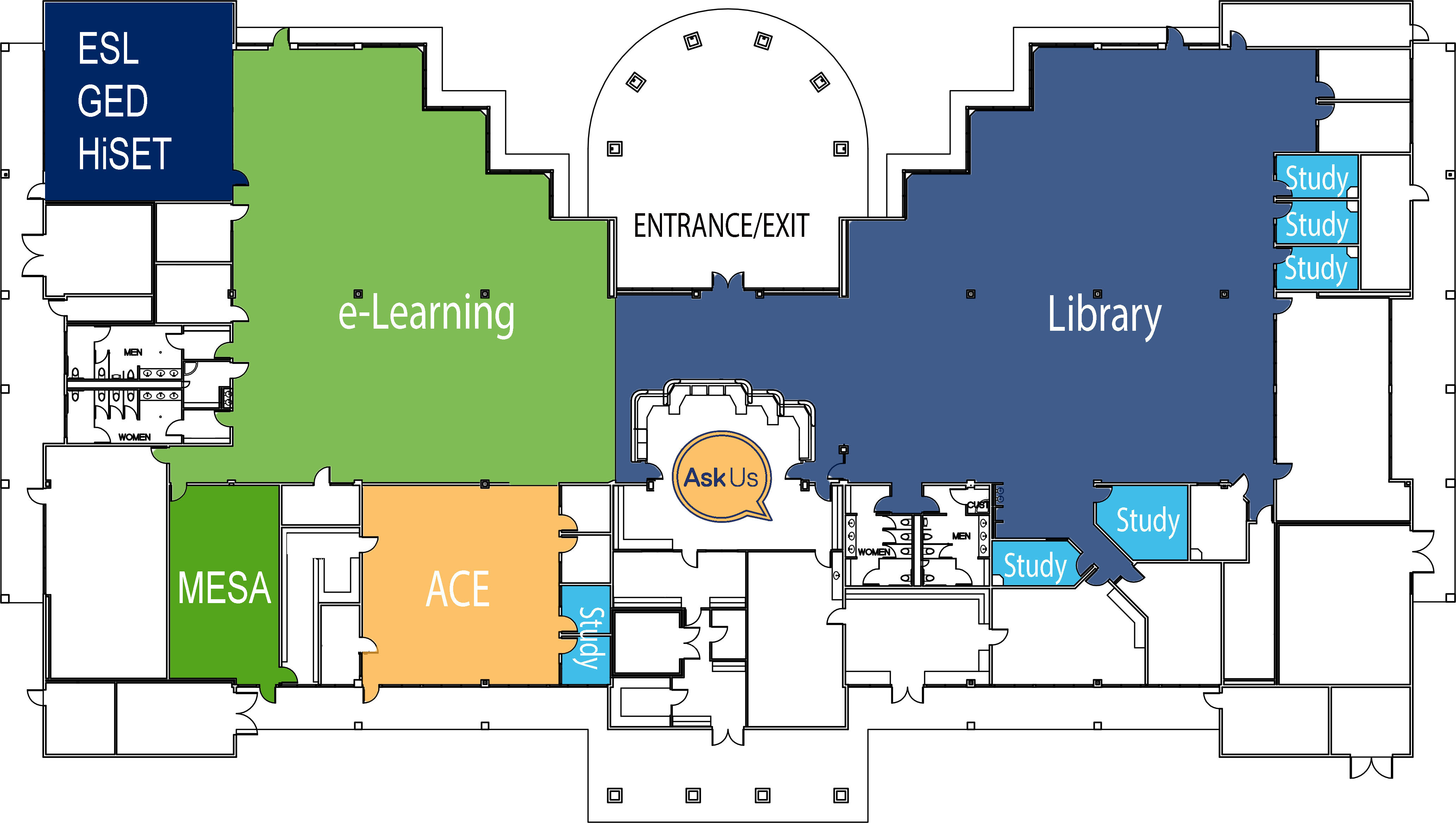 Lemoore Learning Resource Center Map