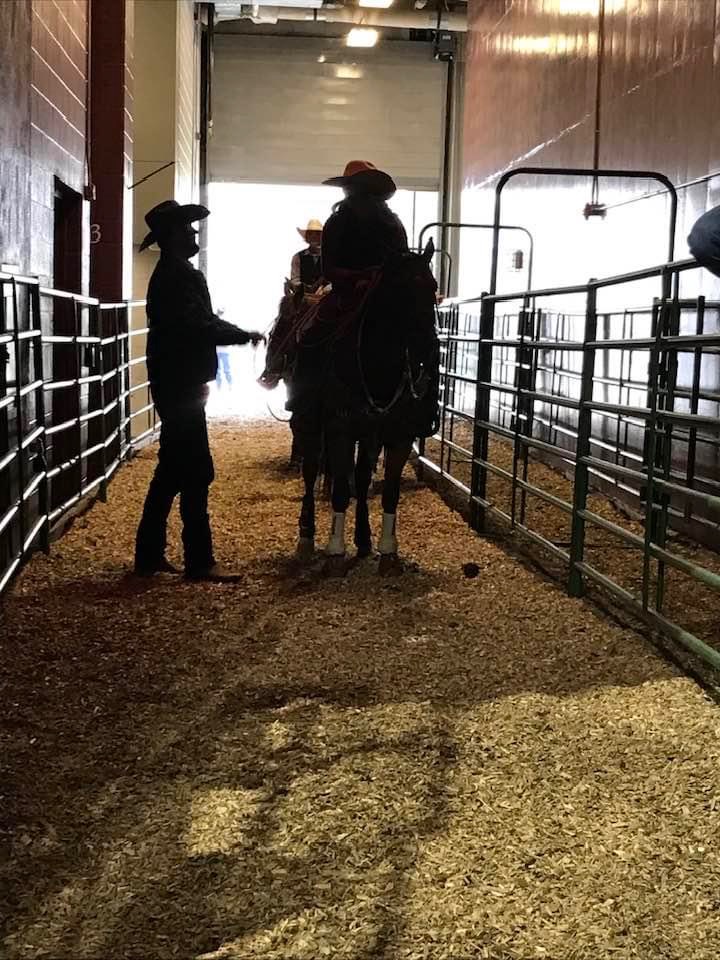 Coach Strickland & CNFR 2023 Breakaway Champion Makayla Farkas